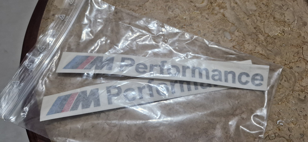 Наклейки MPerformance BMW оригинал 51142296551 50 EUR