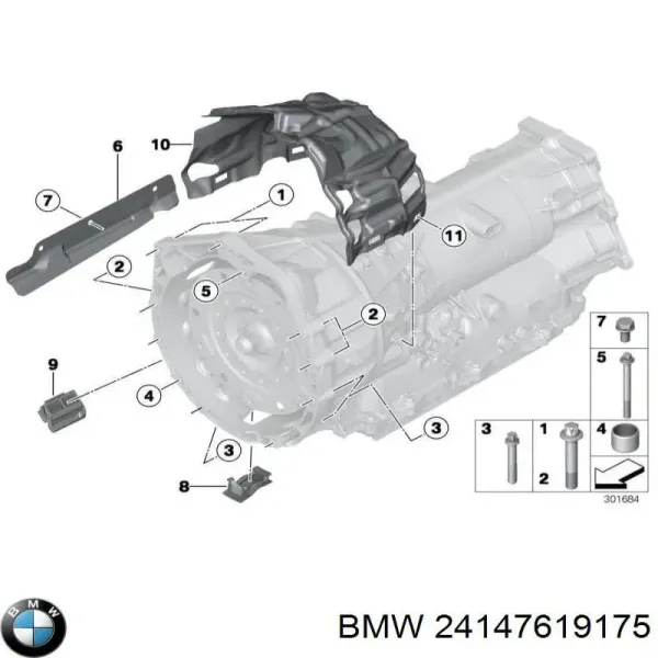 Оригинальная крышка Колпачок BMW 24147619175, 2019 - 2