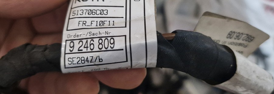 Комплект проводки переднего бампера BMW F10 535i 528i, 2015 - 3