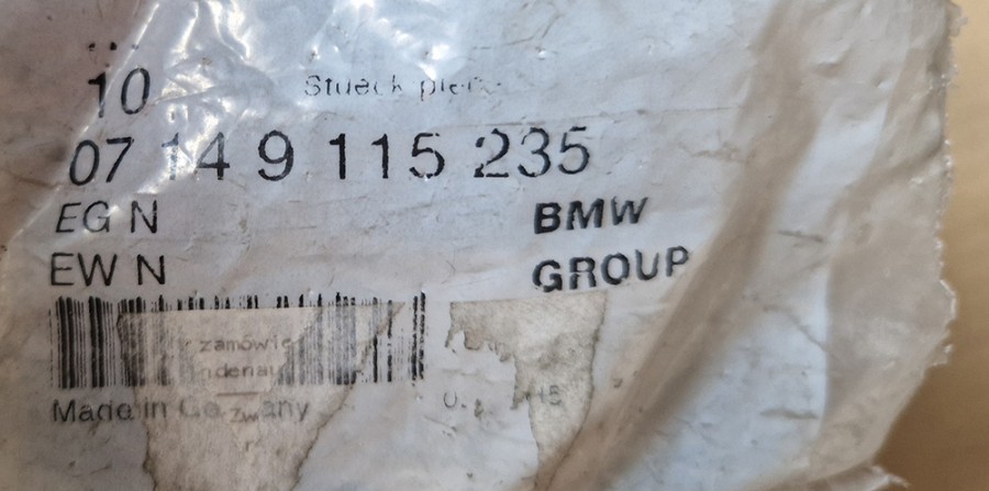 07149115235 BMW F10 F01 болт линзы с кольцом, 2020 - 4
