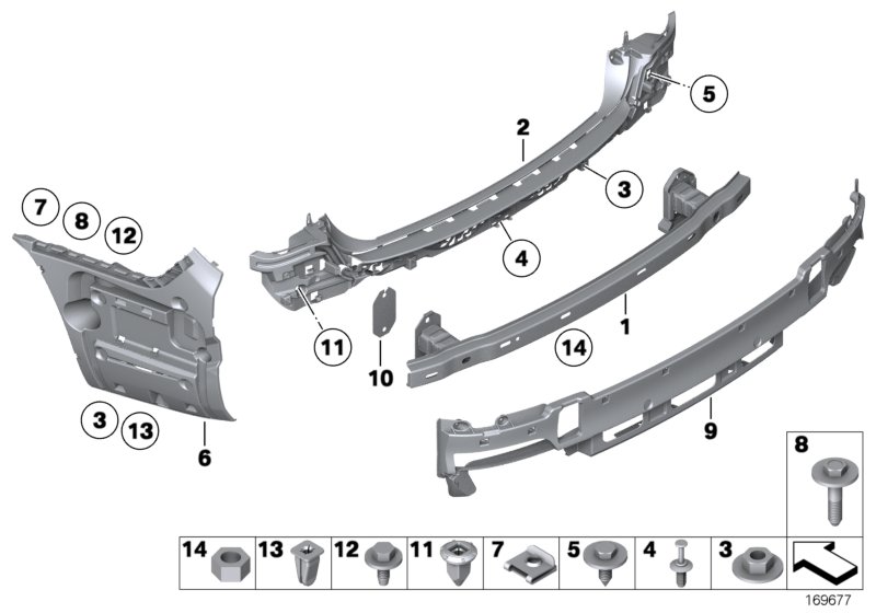63121374075 BMW E81 E87 E90 F30 F10 Расширительная гайка, 2020 - 3