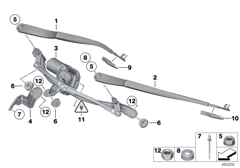 07146971889 BMW шестигранная гайка, 2022 - 2