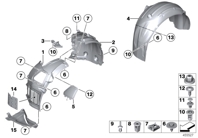 07147201307 BMW Распорная гайка, 2023 - 2