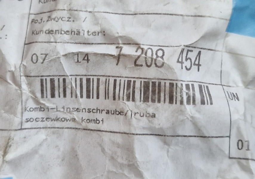 07147208454 BMW болта крепления, 2019 - 3