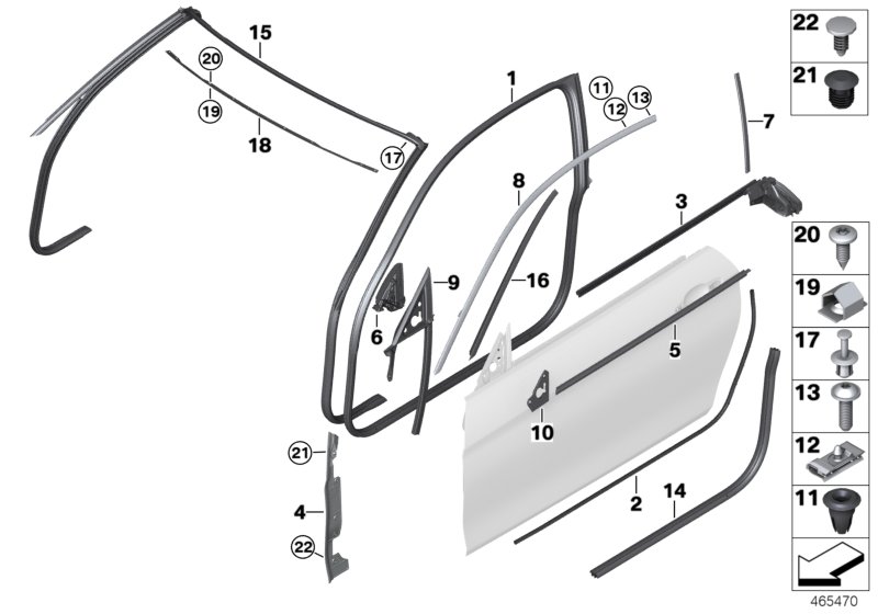 51318150943 BMW Втулки для лобового стекла, 2022 - 2