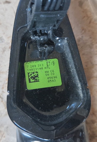 7209313 Задняя левая дверная ручка BMW X5 E70 X6 E71, ручка комфортного доступа, 2015 - 4