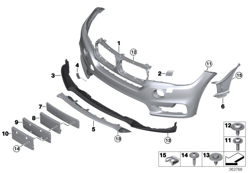 Продам запчасти для BMW F10, F15, E70, 2015 - 3
