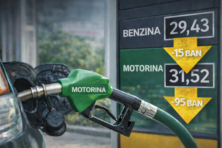 Prețurile la carburanți în Moldova au scăzut: benzina și motorina s-au ieftinit