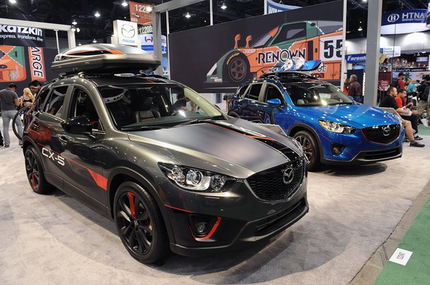 Mazda привезла на SEMA тройку CX-5 Mazda привезла на SEMA тройку CX-5