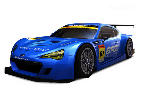 Subaru представляет гоночный автомобиль BRZ GT300 Subaru представляет гоночный автомобиль BRZ GT300