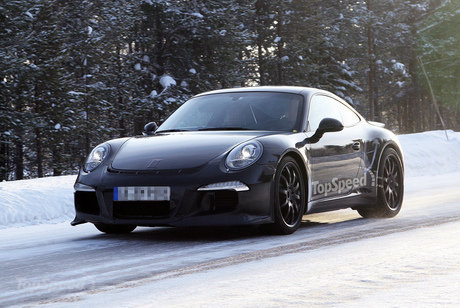 Porsche 911 GT3 впервые замечен во время тестов Porsche 911 GT3 впервые замечен во время тестов