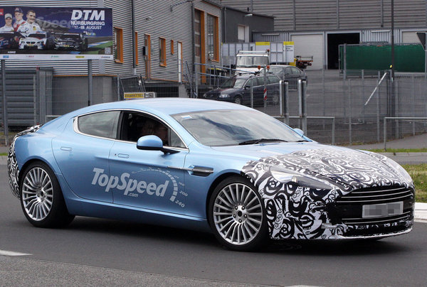 Aston Martin Rapide S впервые замечен на тестах Aston Martin Rapide S впервые замечен на тестах
