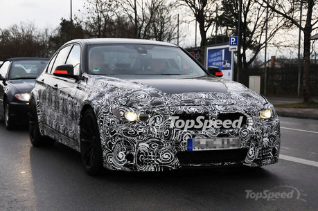 Будущий BMW M3 замечен на городских дорогах Будущий BMW M3 замечен на городских дорогах