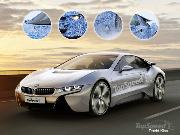 В сети появился первый рендер BMW i8 В сети появился первый рендер BMW i8