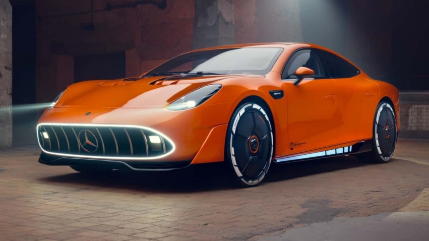 Mercedes-AMG показала электрический суперкар Concept AMG GT XX: 1360 л.с., осевые моторы и зарядка за 5 минут