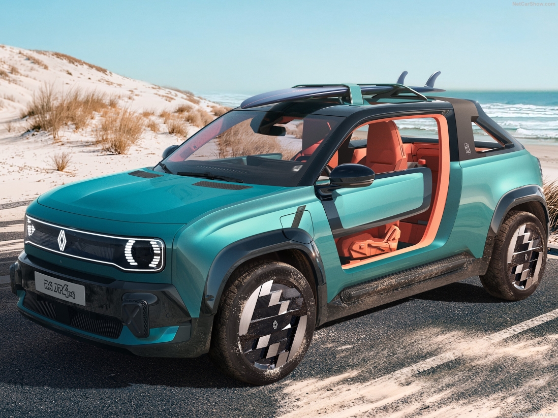 Renault 4 JP4x4: Возрождение легендарного пляжного багги с полным приводом и электротягой