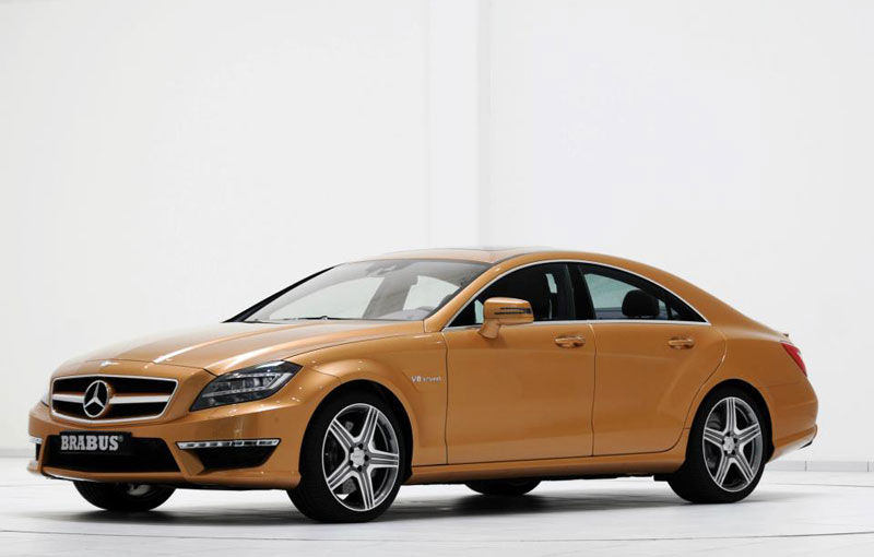 Mercedes CLS63 AMG Individual - combinaţie de mov şi auriu de la Brabus Mercedes CLS63 AMG Individual - combinaţie de mov şi auriu de la Brabus