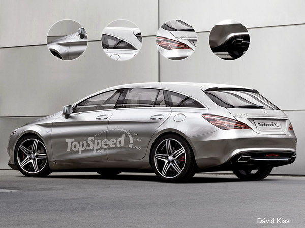 В сети появился рендер Mercedes CLA Shooting Brake В сети появился рендер Mercedes CLA Shooting Brake