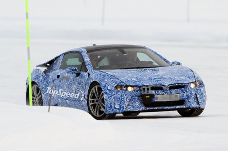 BMW i8 замечен в снегах Швеции BMW i8 замечен в снегах Швеции