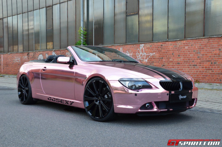 BMW 650i в не стыдном розовом BMW 650i в не стыдном розовом
