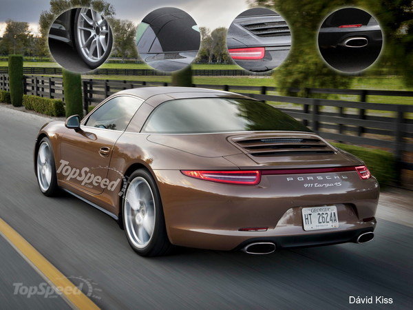 В сети появился первый рендер Porsche Targa В сети появился первый рендер Porsche Targa