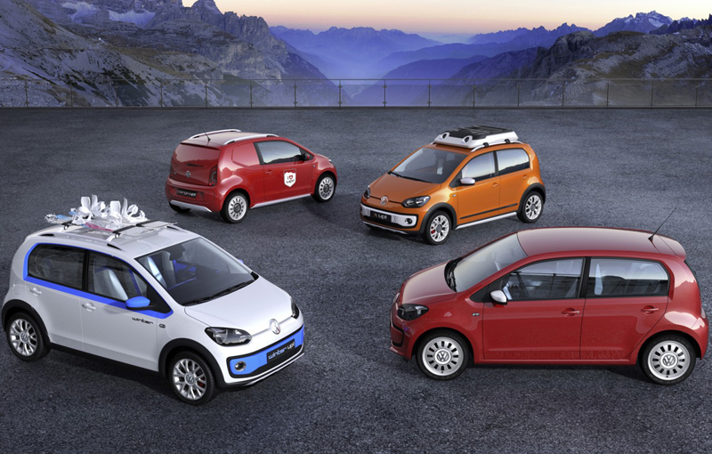 Volkswagen aduce la Geneva patru concepte derivate din citadina Up! Volkswagen aduce la Geneva patru concepte derivate din citadina Up!