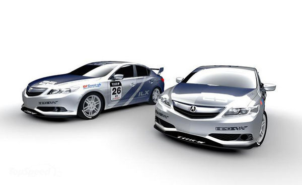 Acura представляет гоночные автомобили ILX Acura представляет гоночные автомобили ILX