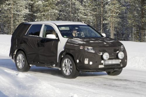 2013 Kia Sorento Facelift spied 2013 Kia Sorento Facelift spied