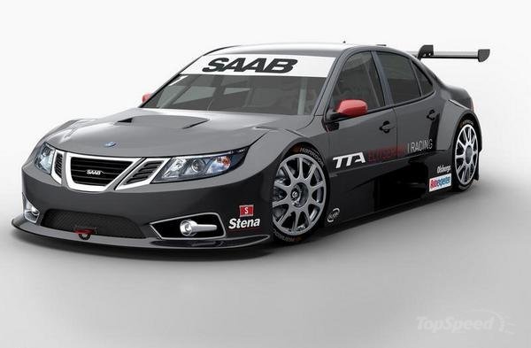 Saab превратили в гоночный автомобиль Saab превратили в гоночный автомобиль