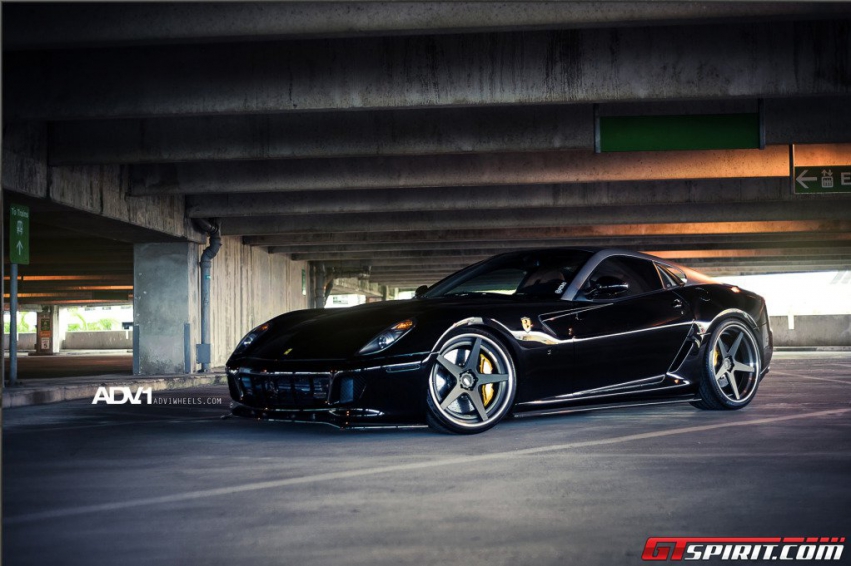 Ferrari 599 на новых колесах Ferrari 599 на новых колесах