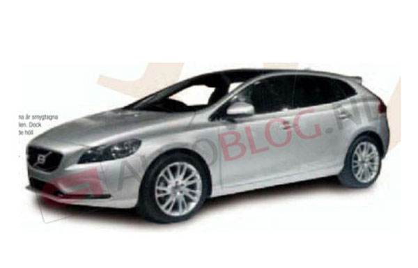 Primele imagini ale viitorului Volvo V40 Primele imagini ale viitorului Volvo V40