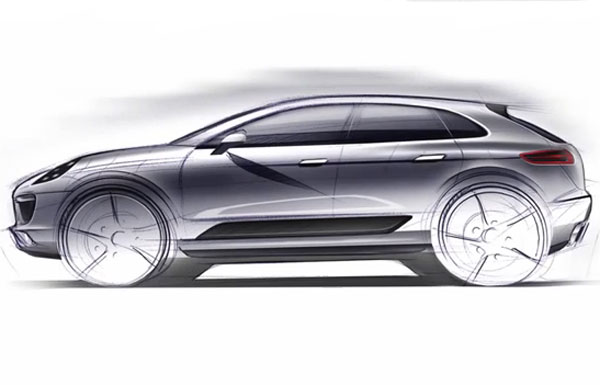 Porsche Macan - prima schiţă al crossover-ului german Porsche Macan - prima schiţă al crossover-ului german