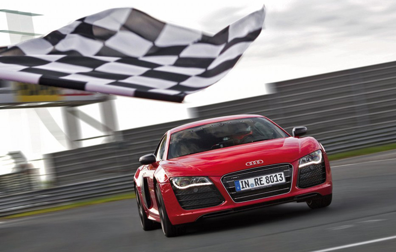 Record mondial pe Nurburgring pentru versiunea electrică a lui Audi R8