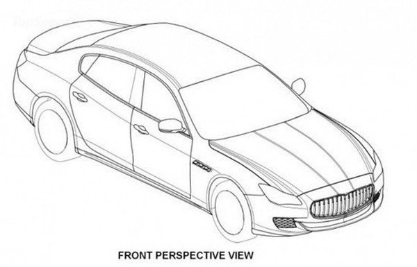 Наброски нового Maserati Quattroporte проникли в сеть Наброски нового Maserati Quattroporte проникли в сеть