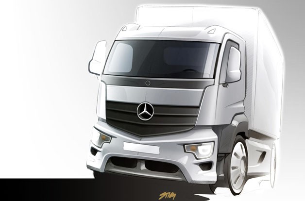 Mercedes запускает новый грузовик Mercedes запускает новый грузовик