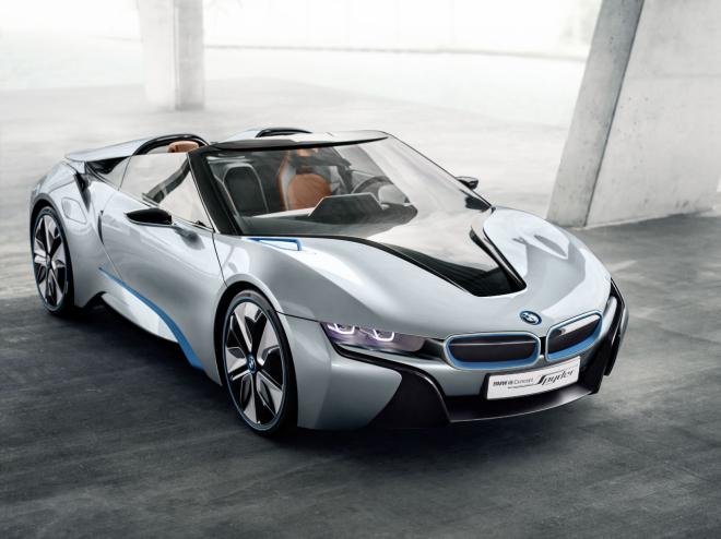 Концепт BMW i8 Spyder представлен официально Концепт BMW i8 Spyder представлен официально