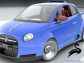 Propunere neobişnuită: un Fiat 500 cu motorul lui Ferrari 458 Italia
