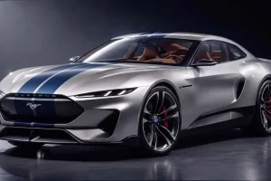 Ford Mustang будущего: футуристичный рендер от Luca Serafini