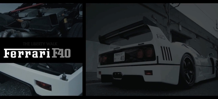 Редкая красота Ferrari F40 от Liberty Walk Редкая красота Ferrari F40 от Liberty Walk