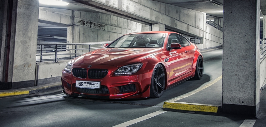 BMW 6-Series F12 в новом ярком облике от Prior Design