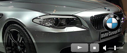 Новый BMW M5 F10 на треке