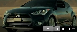 Hyundai Veloster Turbo бросает вызов гепарду 