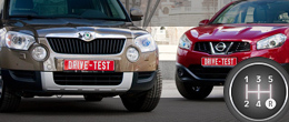 Среда обитания. Ведём обновлённый Nissan Qashqai по следу новичка Skoda Yeti