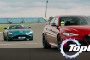 1 серия: Сравнение Aston Martin, Alfa Romeo и McLaren на трассе Сильверстоун - на русском языке