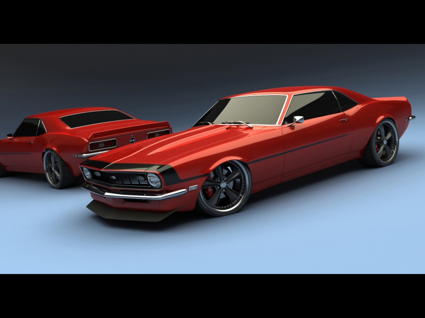 Auto wallpapers Chevrolet Camaro Concept SS 2+2 1967 by Bo Zolland
