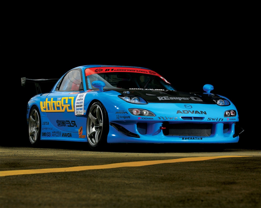 Auto wallpapers Mazda Mazda RX7 Drift Car
