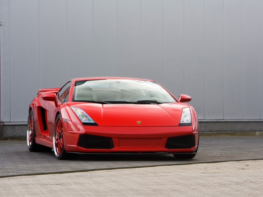 Auto wallpapers Lamborghini IMSA Lamborghini Gallardo GTV Red 2007