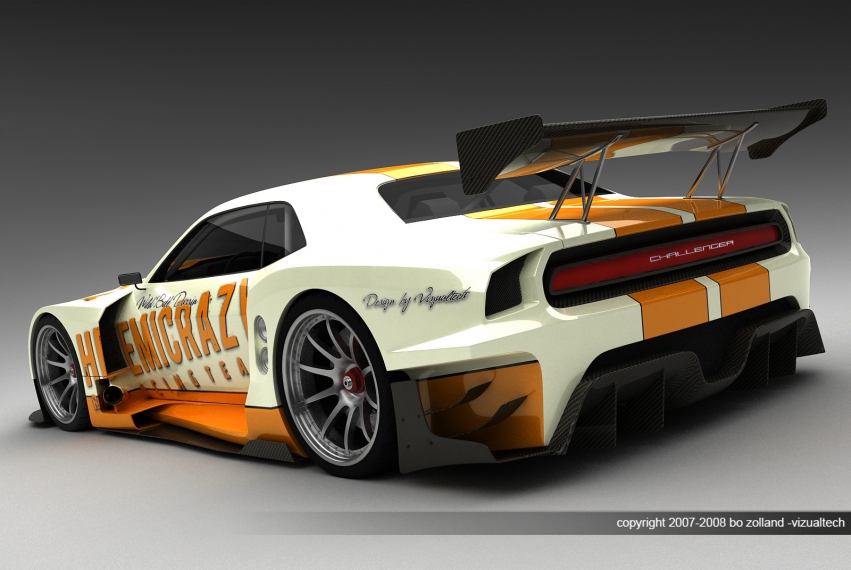 Auto wallpapers Dodge Dodge Challenger Vizualtech LeMans-ready