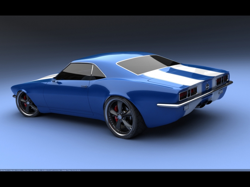 Auto wallpapers Chevrolet Camaro Concept SS 2+2 1967 by Bo Zolland