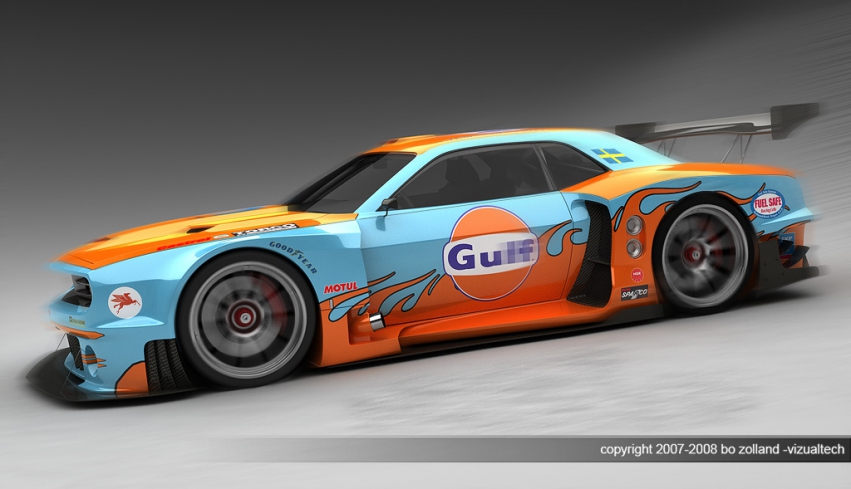 Auto wallpapers Dodge Dodge Challenger Vizualtech LeMans-ready